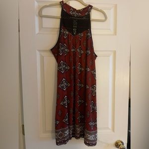 Xhilaration High Neck Midi Dress